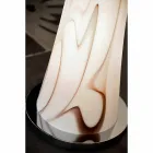 Selene Timglas blåst glas golvlampa H175cm Ø36 Viadurini