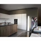 Selene Timglas blåst glas golvlampa H175cm Ø36 Viadurini