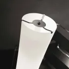 Selene Timglas blåst glas golvlampa H175cm Ø36 Viadurini