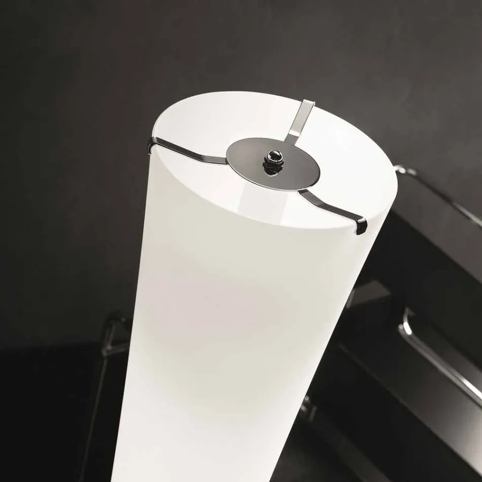 Selene Timglas blåst glas golvlampa H175cm Ø36 Viadurini