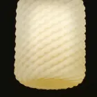 Selene Domino taklampa blåst Ø21 H 27/140 cm glas Viadurini