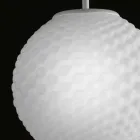 Selene Domino ljuskrona blåst glas handgjorda Ø27 H 27 / 140cm Viadurini