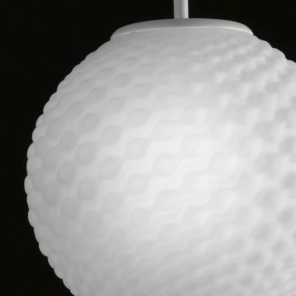 Selene Domino ljuskrona blåst glas handgjorda Ø27 H 27 / 140cm Viadurini