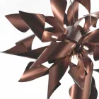 Selene Ginger lampda till metall suspensionen framställd i Italien Ø80 H200cm Viadurini