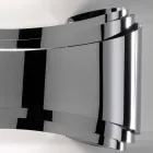 Selene Ionica vägglampa tillverkade i Italien, 30x10 H16cm, glas och stål Viadurini