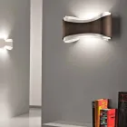 Selene Ionica vägglampa tillverkade i Italien, 40x12H20cm, stål och glas Viadurini