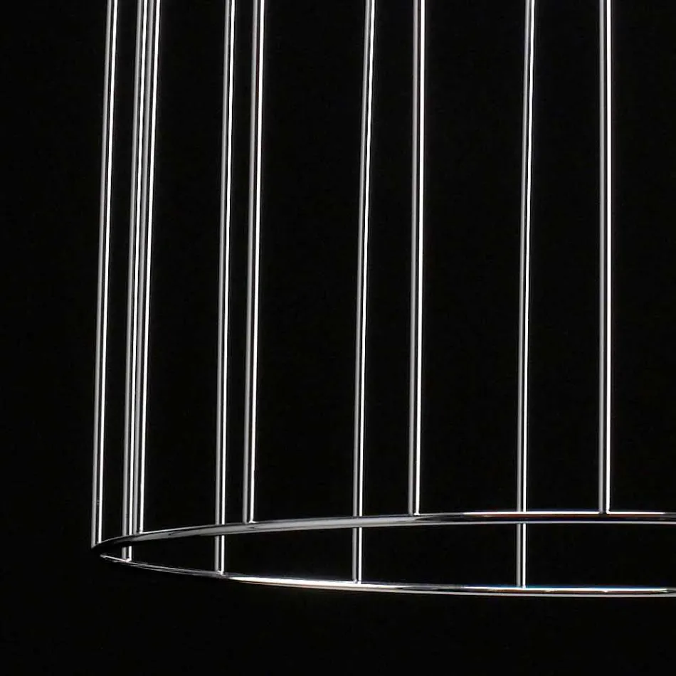 Selene Kluvì taklampa blåst O33 H 41/150 cm glas Viadurini