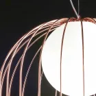 Selene Kluvì taklampa blåst glas Ø54 H 70 / 200cm Viadurini