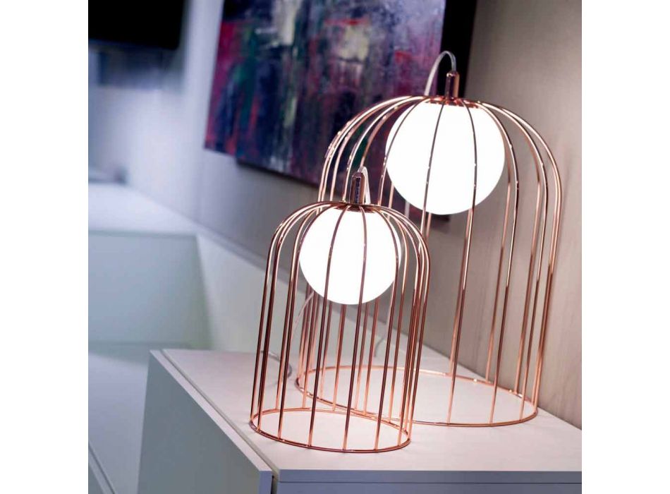 Selene Kluvì från design bordslampa i blåst glas Ø54 H 70cm Viadurini