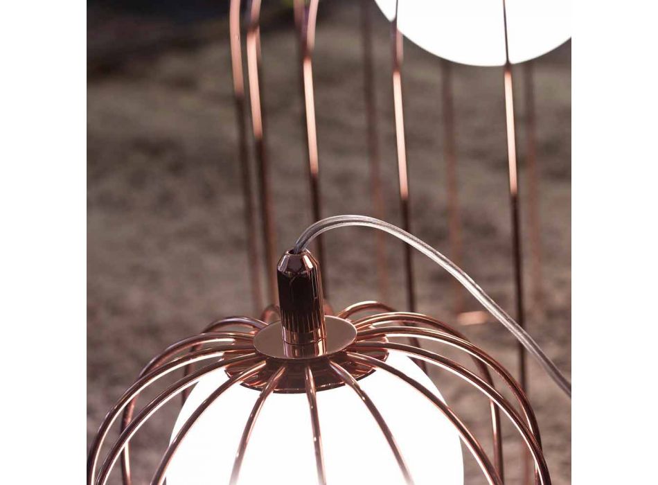Selene Kluvì från design bordslampa i blåst glas Ø54 H 70cm Viadurini