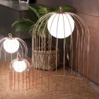 Selene Kluvì från design bordslampa i blåst glas Ø54 H 70cm Viadurini