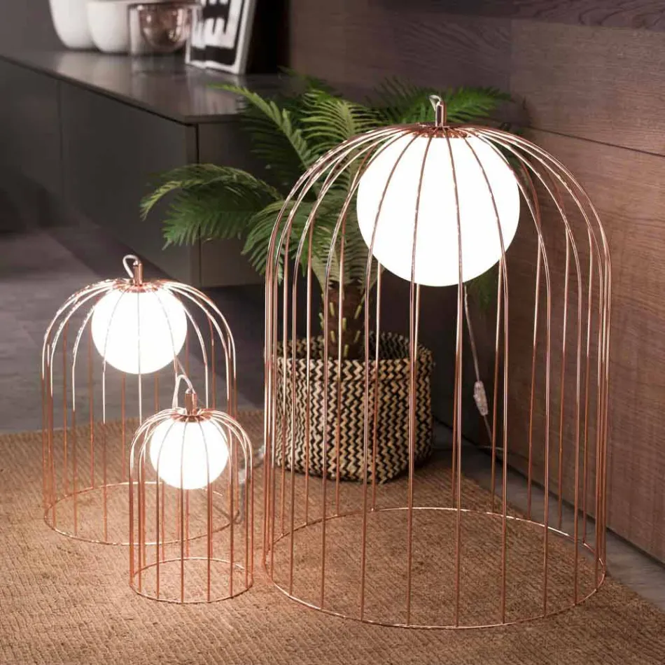 Selene Kluvì Contemporary bordslampa i blåst glas O33 H41cm Viadurini