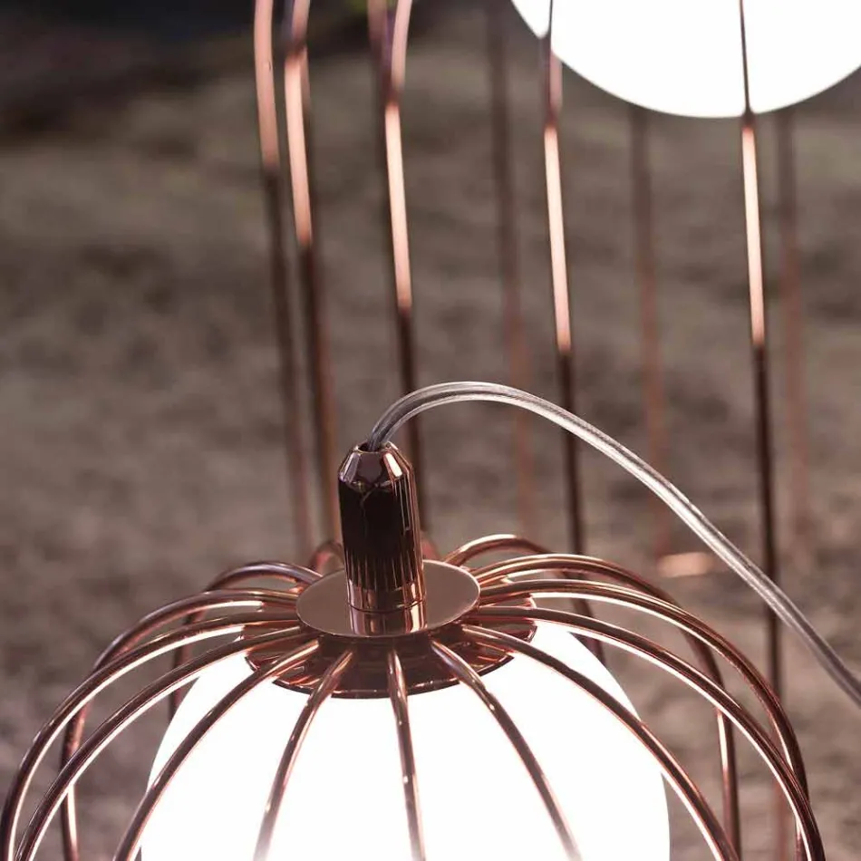 Selene Kluvì Contemporary bordslampa i blåst glas O33 H41cm Viadurini