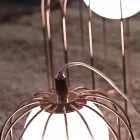 Selene Kluvì lumetto blåst glas och metall Ø19 H 27cm Viadurini