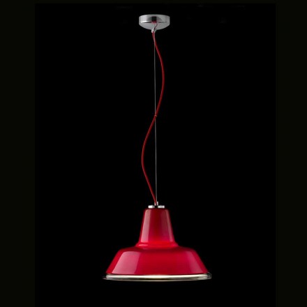 Selene Lampara suspension lampa blåst O37 H 24/140 cm glas Viadurini