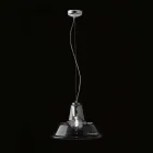 Selene Lampara suspension lampa blåst O37 H 24/140 cm glas Viadurini