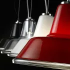 Selene Lampara suspension lampa blåst O37 H 24/140 cm glas Viadurini