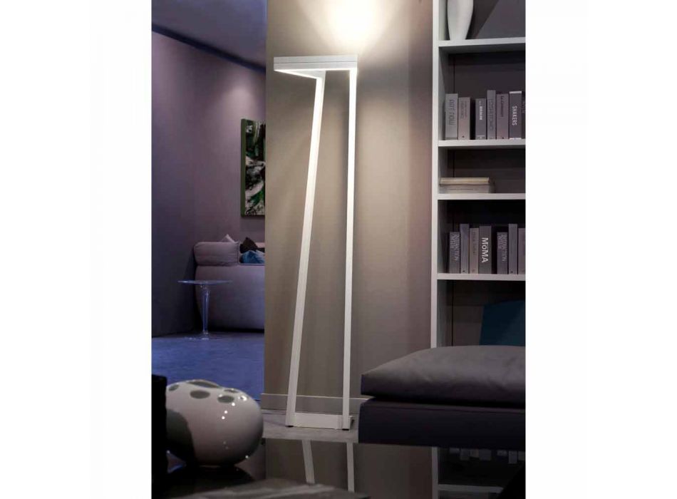 Selene My Way vita LED golvlampa H180cm 40x40, tillverkad i Italien Viadurini