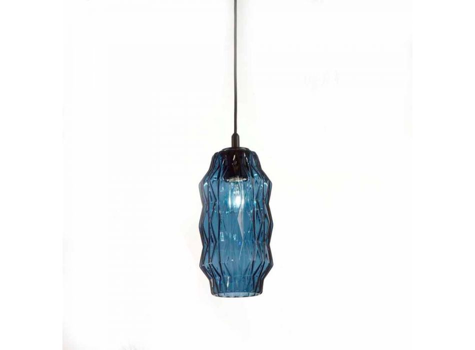 Selene Origami taklampa blåst glas Ø16 H 30 / 140cm Viadurini