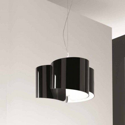 Selene Papiro suspension lampa tillverkad i Italien o46 x H 140 cm Viadurini