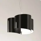 Selene Papiro suspension lampa tillverkad i Italien o46 x H 140 cm Viadurini
