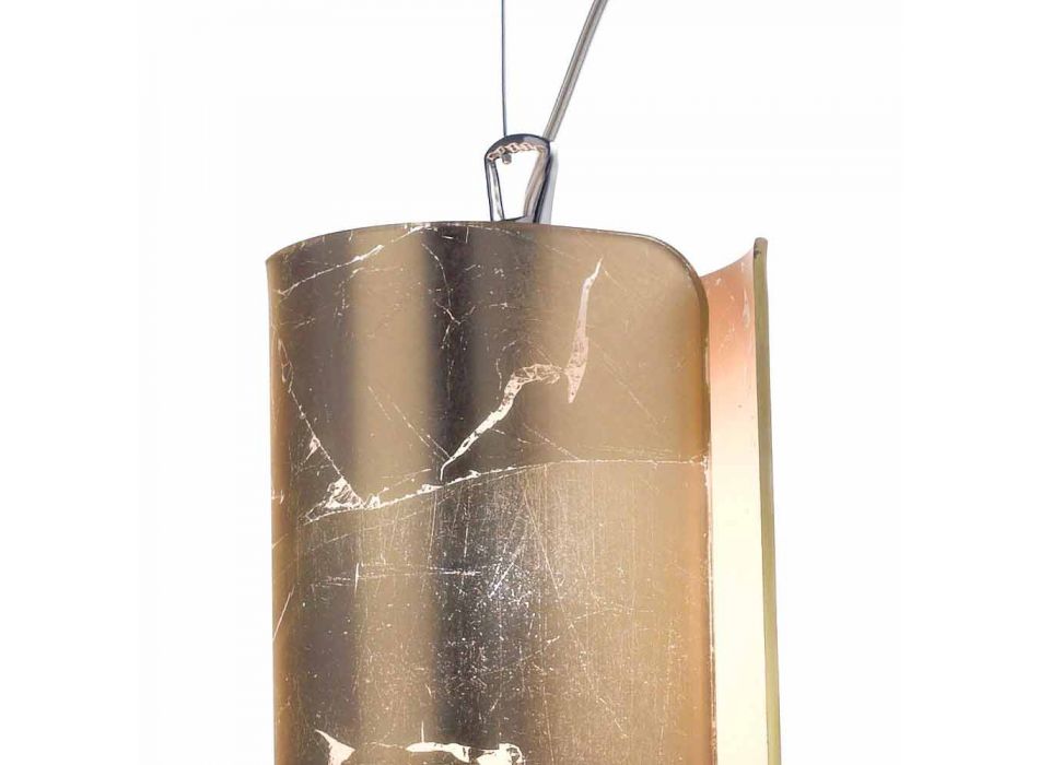 Selene Papyrus moderna kristall taklampa Ø15 H 125cm Viadurini
