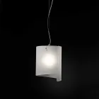 Selene Papyrus moderna kristall taklampa Ø26 H 125cm Viadurini