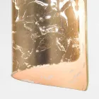 Selene Papiro taklampa kristall Ø15 H30cm, tillverkad i Italien Viadurini