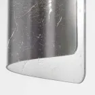 Selene Papiro taklampa kristall Ø15 H30cm, tillverkad i Italien Viadurini