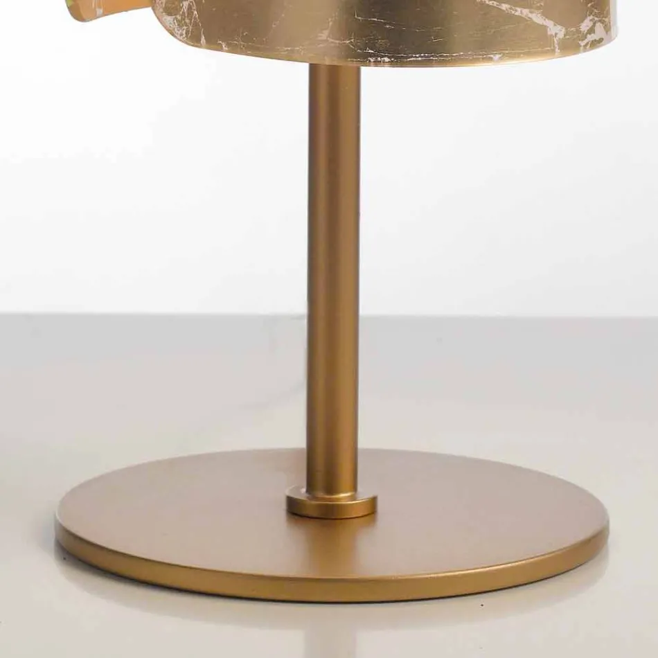 Selene Papiro designer bordslampa kristall Ø15 H38cm Viadurini