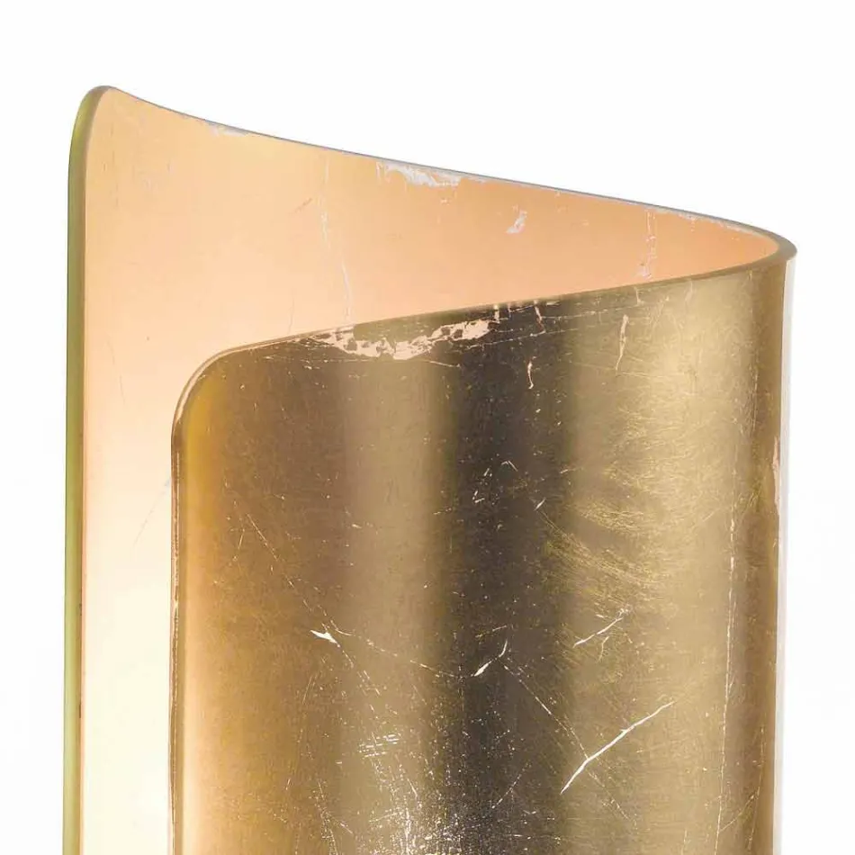 Selene Papiro designer bordslampa kristall Ø15 H38cm Viadurini