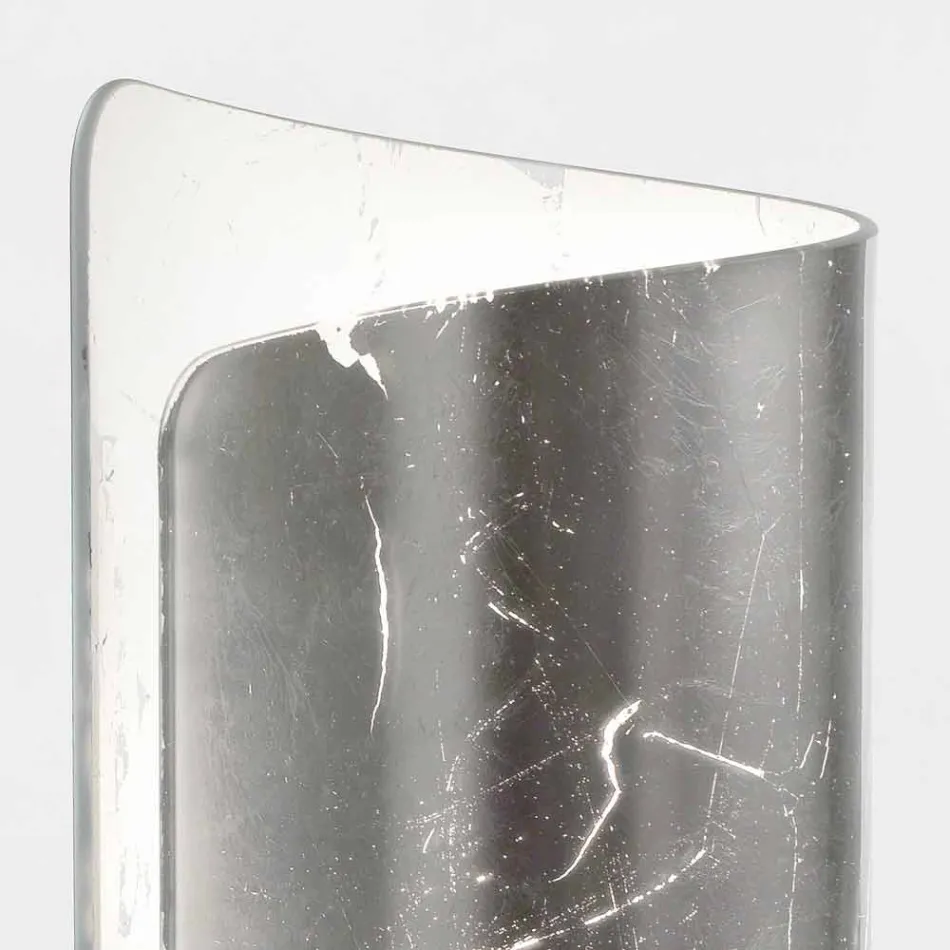 Selene Papiro designer bordslampa kristall Ø15 H38cm Viadurini