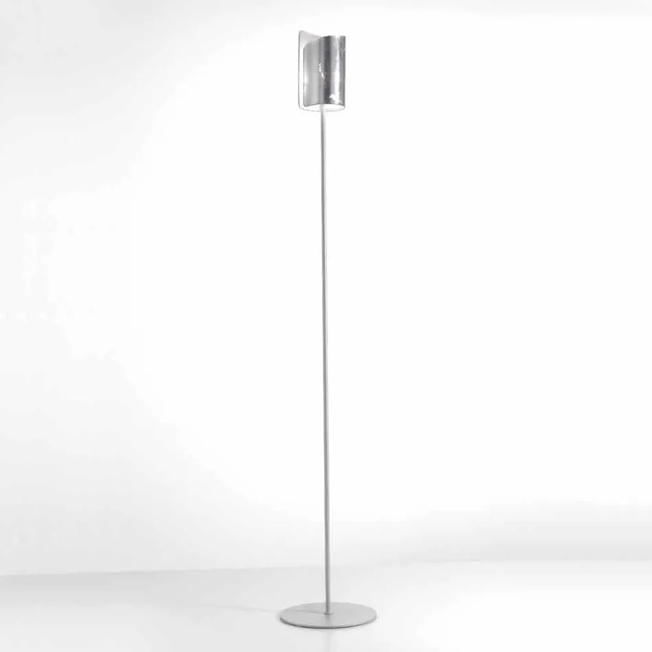 Selene Papiro designer golvlampa Crystal Ø15 H 180cm Viadurini