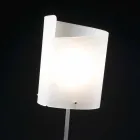 Selene Papiro designer golvlampa H185cm kristall Ø26 Viadurini