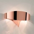 Selene wall lampa Shield galvanisk modern design, tillverkad i Italien
