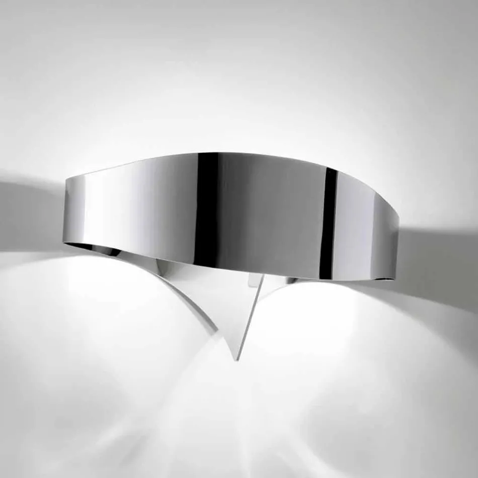 Selene wall lampa Shield galvanisk modern design, tillverkad i Italien Viadurini