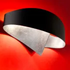 Selene wall lampa Shield tvåfärgade modern design 29x15xH16 cm Viadurini