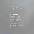 Selene wall lampa Shield tvåfärgade modern design 29x15xH16 cm Viadurini