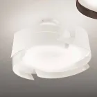 Selene Vultur tak stål tillverkas i Italien O47 H 25cm Viadurini