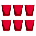 Uppsättning av 6 färgade blåst glasögon med modern design - Pumba Viadurini