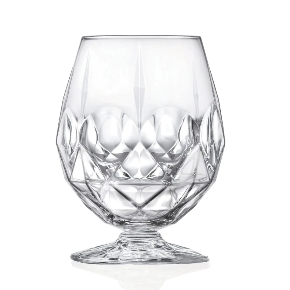 Lågglaslikörglas Service i Eco Crystal 12 st - Bromeo Viadurini