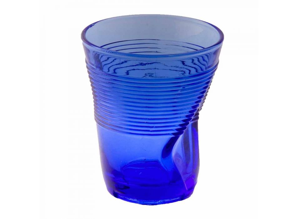 Färgade glas vattenglasögon set 6 delar Speciell design - Sarabi Viadurini