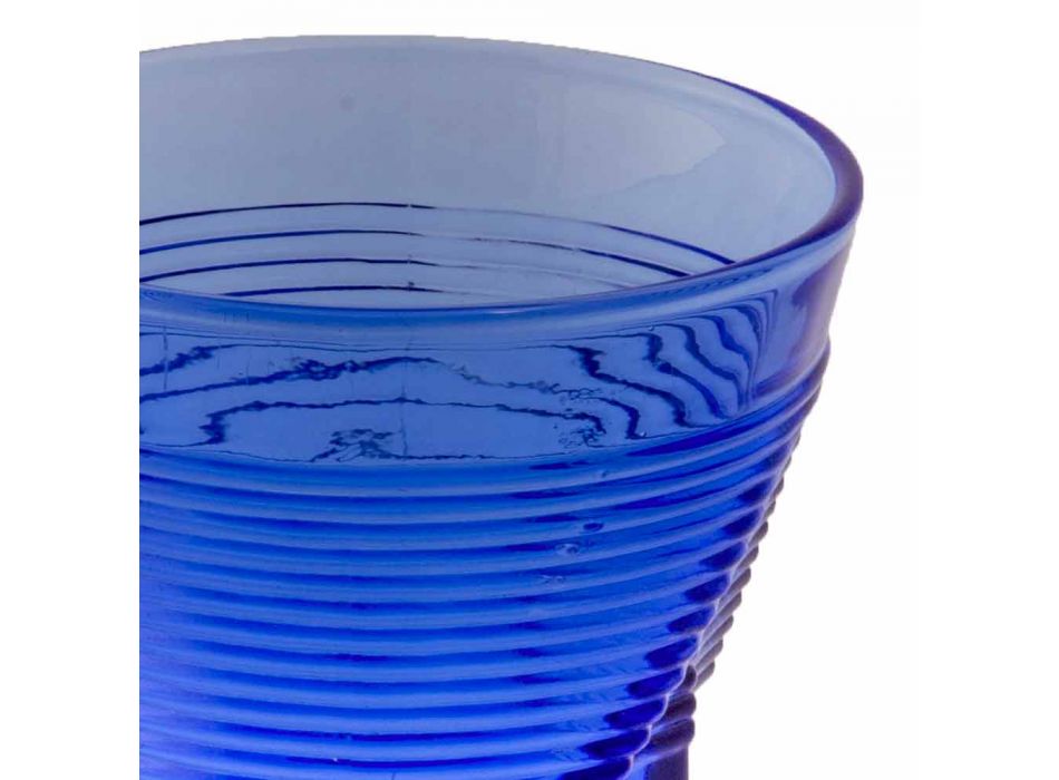 Färgade glas vattenglasögon set 6 delar Speciell design - Sarabi Viadurini