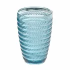 Modern glasdrinkuppsättning i dekorerat glas 12 stycken - mix Viadurini