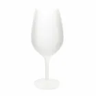 Rött eller vitt vinbägarset i färgat glas, 12 stycken - kant Viadurini