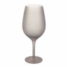Rött eller vitt vinbägarset i färgat glas, 12 stycken - kant Viadurini