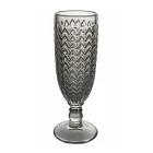 Flöjtbägare Set i färgat glas och olika dekorationer 12 delar - Mix Viadurini