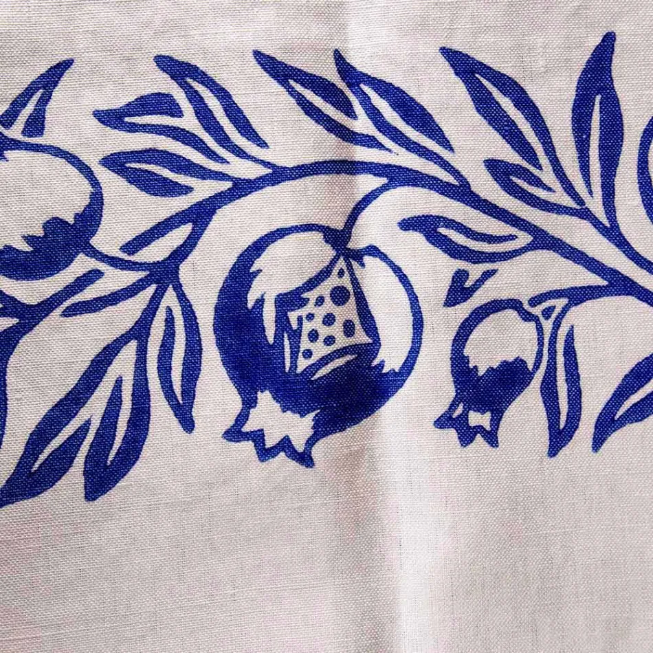 Italiensk hantverkare frukostservice Handtryck på antika tyger - märken Viadurini