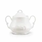 Komplett frukostservice 22 stycken i vitt porslin - Gimignano Viadurini