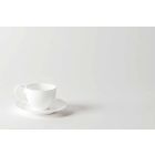 Komplett service av kaffekoppar 21 stycken i vitt porslin - Samantha Viadurini